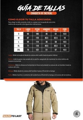 Chaqueta Para Senderismo Outdoor VX Tactical Coyote Masherland