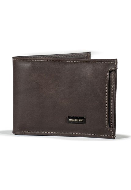 Billetera + Tarjetero De Cuero Imperium Wallet Para Hombre Café Masherland
