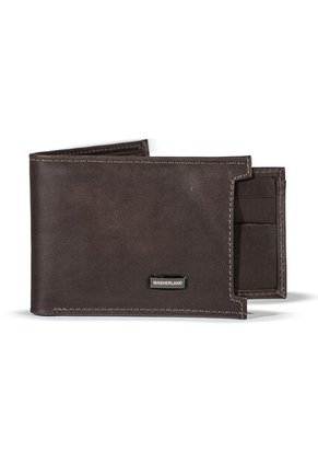 Billetera + Tarjetero De Cuero Imperium Wallet Para Hombre Café Masherland