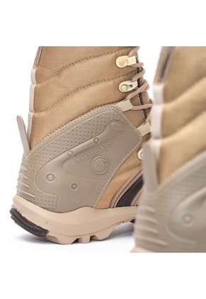 Bota Militar Coyote-Café Masherland 2214 + Cuello Protector