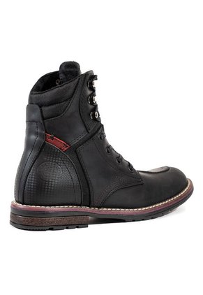 Bota Casual Motera Negro Rojo Masherland Dragster
