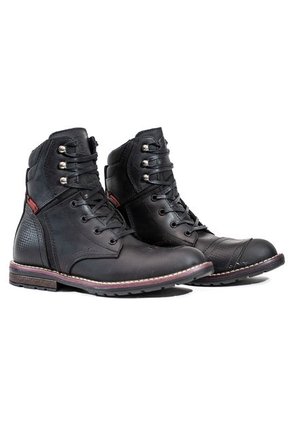 Bota Casual Motera Negro Rojo Masherland Dragster