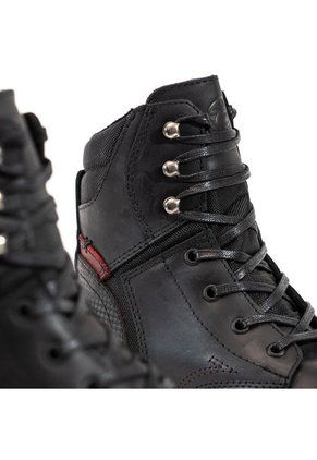 Bota Casual Motera Negro Rojo Masherland Dragster