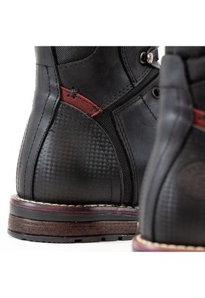 Bota Casual Motera Negro Rojo Masherland Dragster