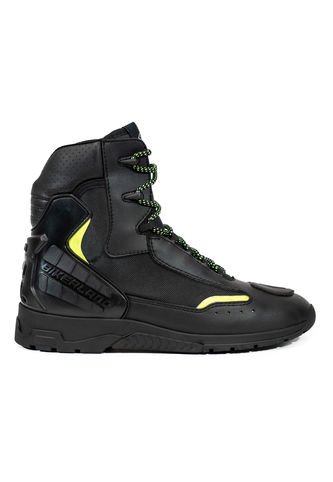Botas Biker Moteras Negro Verde Masherland Mb2 Masherland