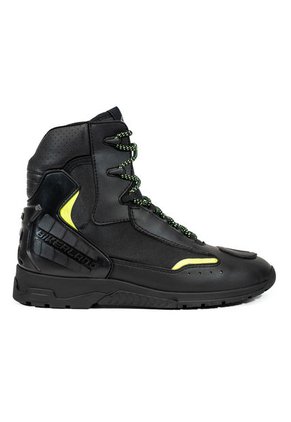 Botas Biker Moteras Negro Verde Masherland Mb2
