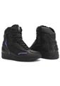 Bota Biker Para Mujer, Motera Negro Morado Masherland Mb2 de Masherland