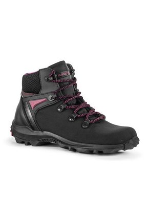 Bota Para Senderimo Outdoor Para Mujer Negro/Fucsia Masherland Montana