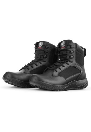 Botas Militares Negras Masherland Alpha Zip Unisex