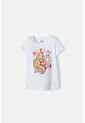 Camiseta De Barbie Manga Corta Blanca Para Niña 4 de MATTEL