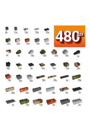 Mega Construx Caja De Construcción Pro De 480 Piezas