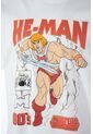 Camiseta De He Man Blanca Regular Fit Para Hombre M de MATTEL