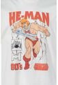 Camiseta De He Man Blanca Regular Fit Para Hombre M de MATTEL