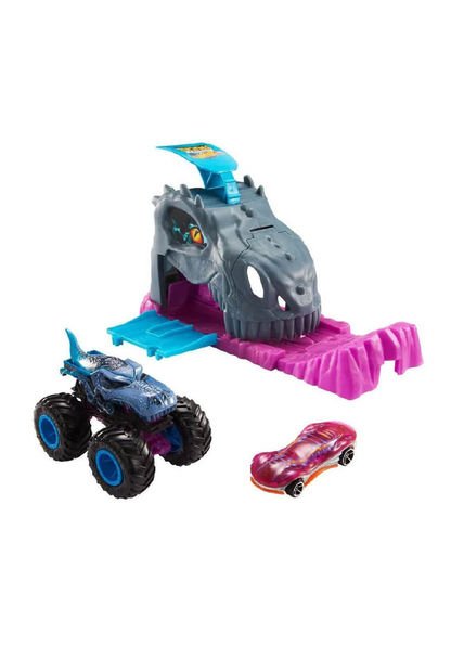 Hot Wheels Monster Truck Garage Lanzador