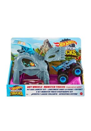 Hot Wheels Monster Truck Garage Lanzador