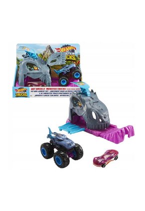 Hot Wheels Monster Truck Garage Lanzador