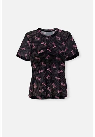 Camiseta De Barbie Relax Fit Para Mujer XS MATTEL