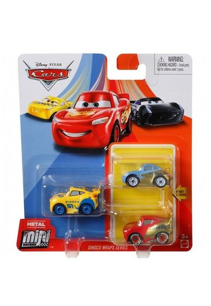 Mattel Cars Pack 3 Cars Mini Racers Surtido