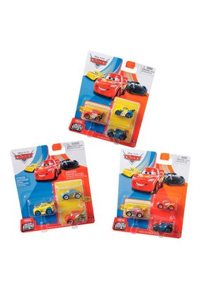 Mattel Cars Pack 3 Cars Mini Racers Surtido