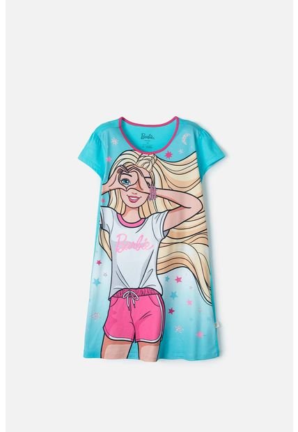 Pijama De Barbie Tipo Batola Multicolor Para Niña 10