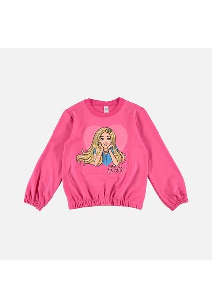Buzo De Barbie Cerrado Fucsia Para Niña 8