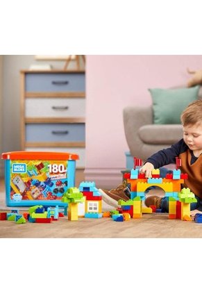 MEGA BLOKS MEGA CAJA DE CONTRUCCIÓN MINI 180 PIEZAS