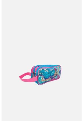Cartuchera Premium Azul/rosado De Barbie Para Niña U