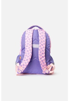 Morral De Barbie 16.5"  Violeta Y Rosado Para Niña U