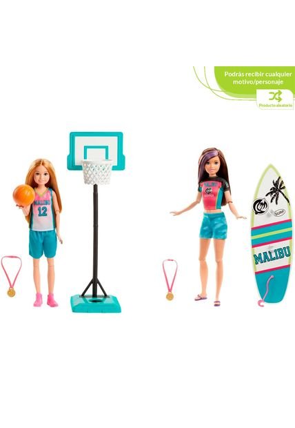 BARBIE DREAMHOUSE ADVENTURES SURTIDO DE HERMANAS CON ACCESORIOS