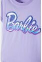 Camiseta De Barbie Manga Corta Lila Para Niña 10 de MATTEL