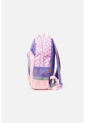 Morral De Barbie 16.5"  Violeta Y Rosado Para Niña U