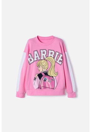 Buzo De Barbie Cerrado Rosado Para Niña 6