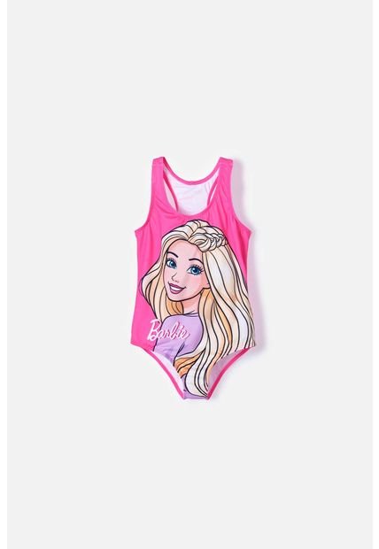 Vestido De Baño Barbie Manga Sisa Para Niña 12