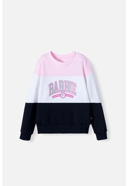 Buzo De Barbie Cerrado Multicolor Para Niña 6