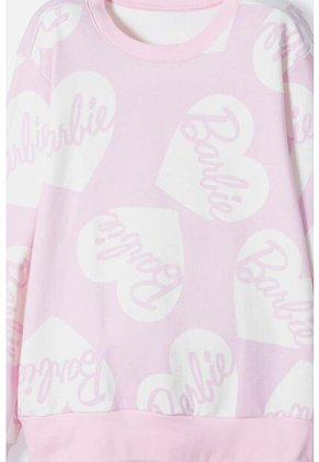 Conjunto De Barbie Rosado Con Jogger Para Niña 4
