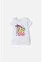 Camiseta De La Barbie Estampada Blanca Para Niña 4 de MATTEL