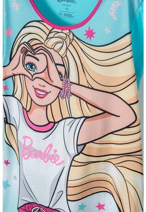 Pijama De Barbie Tipo Batola Multicolor Para Niña 6
