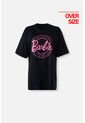 Camiseta De Barbie Oversized Fit Para Mujer ( Te Recomendamos Comprar Una Talla Menor A La Habitual) M de MATTEL