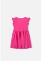 Vestido De Barbie Manga Corta Fucsia Para Niña 6 de MATTEL