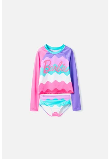 Conjunto De Baño De Barbie Multicolor Para Niña 8