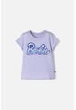 Camiseta De Barbie Manga Corta Lila Para Niña 10 de MATTEL