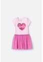 Vestido De Barbie Rosado Con Tul Para Niña 10 de MATTEL
