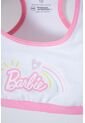 Conjunto De Top Y Panty De Barbie Blanco Y Rosado Para Niña 4 de MATTEL