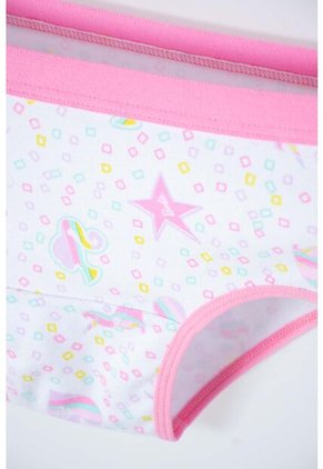 Conjunto De Top Y Panty De Barbie Blanco Y Rosado Para Niña 4