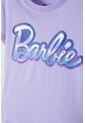 Camiseta De Barbie Manga Corta Lila Para Niña 10 de MATTEL