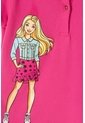 Camiseta Tipo Polo De Barbie Fucsia Para Niña 12 de MATTEL