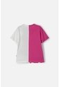 Camiseta De Barbie Fucsia Y Marfil Con Apliques De Mirella Para Niña 4 de MATTEL