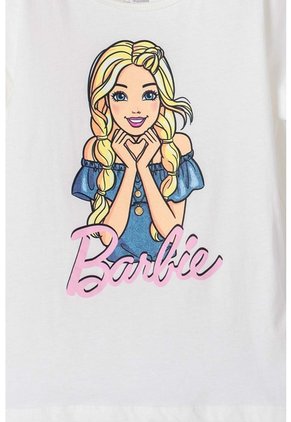 Pijama De Barbie De Pantalón Largo Multicolor Para Niña 10