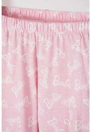 Pijama De Barbie De Pantalón Largo Multicolor Para Niña 10