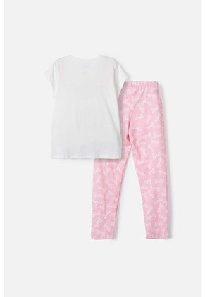 Pijama De Barbie De Pantalón Largo Multicolor Para Niña 10